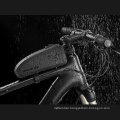 Bicycle Accessories Bicycle Bag Waterproof Bicycle Front Tube Rack Front Pocket Large Capacity Mountain Bike Road Bike Bag Black